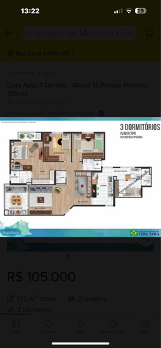 Apartamento 3 Dormitórios Embu Das Artes