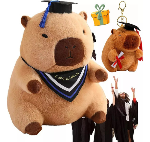 Bonito Muñeco De Carpincho, 2 Unidades, Juguete De Peluche D