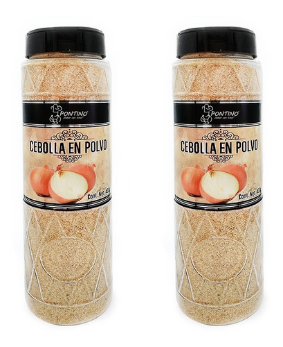 Pontino Cebolla En Polvo 400 Gramos 2 Piezas