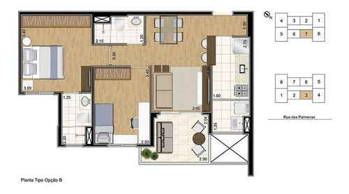 Imagem 11 de 13 de Apartamento Para Venda, 2 Dormitório(s) - 439