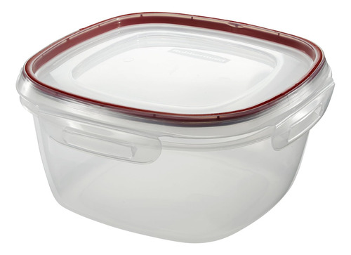 Recipiente Lock-its Cuadrado 14 Tazas Rojo Racer