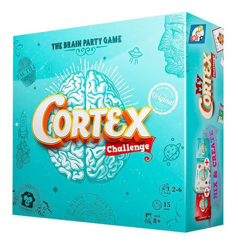 Juego De Mesa Asmodee Cortex Challenge Azul Original Classic