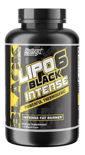 Lipo 6 Black Intense - 120 Capsulas - Nutrex