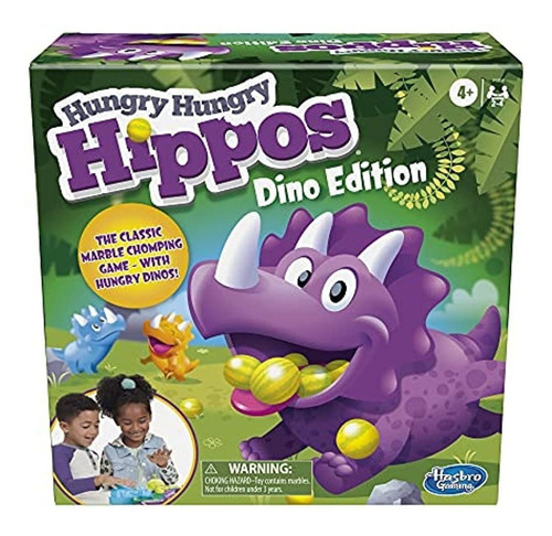 Hasbro Gaming Hungry Hungry Hippos Dino Edition Juego De Mes