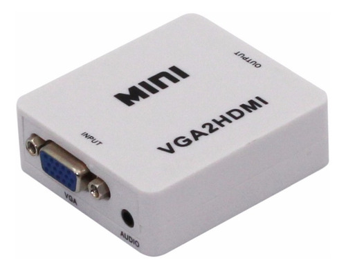 Imagen 9 de 10 de Conversor Activo Vga A Hdmi Full Hd 1080p Con Audio Adaptado