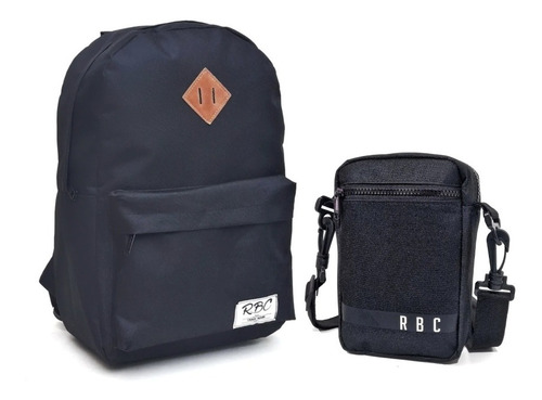 Combos Mochila Rbc + Cartera De Hombre Morral Bandolera