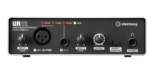 Interface De Audio Steinberg Ur12 100v/240v