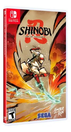 Shinobi Art Of Vengeance Switch Limited Run Midia Fisica