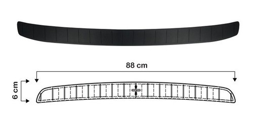 Imagem 4 de 5 de Protetor Porta Malas Soleira Traseira Renault Duster 2012/15