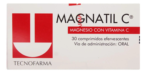 Magnatil C. Magnesio Con Vitamina C. 30 Comp