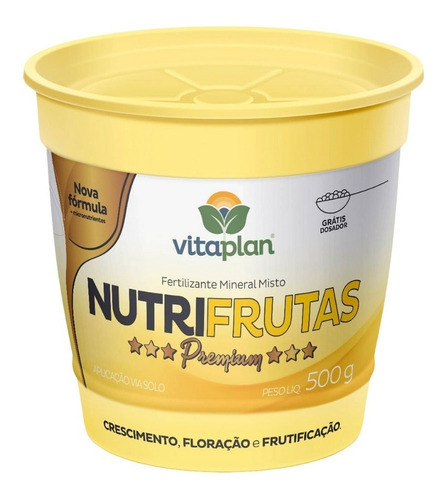 Fertilizante Mineral Misto Nutrifrutas 500g Vitaplan 