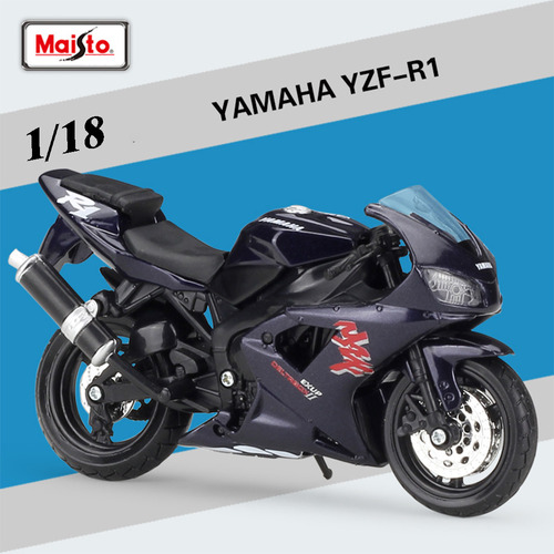 Maisto Yamaha Yzf R7 Miniatura Metal Moto Carreras 1/18 [u]