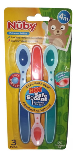 Cucharitas Hot Safe Nuby 3pz 5235