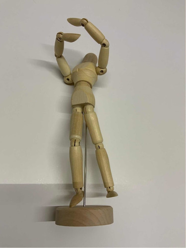 Maniqui Madera Muñeco Modelo Articulado 14 Cm