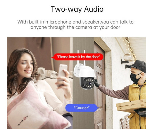Cámara Ip Con Tarjeta Sim 4g, 4mp, Wifi, Ptz