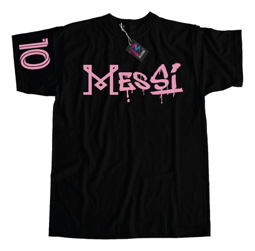 Remera Inter Miami Messi Graffiti Presentación Premium.