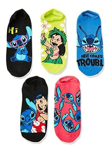 Lilo Stitch De Disney Para Mujer, Paquete De 5, Informal