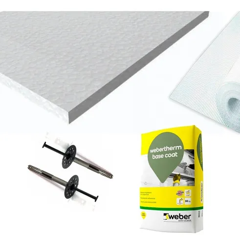 Eifs Aislación Térmica Y Acustica Exterior Mampostería X M2