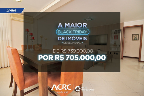 Imagem 1 de 21 de Acrc Imóveis - Apartamento Semi Mobiliado À Venda No Bairro Jardim Blumenau - Ap02986 - 34503057