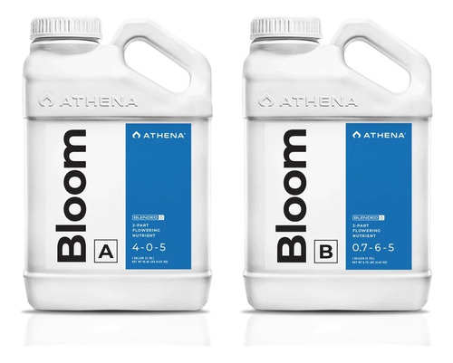 Athena Bloom A + B Nutriente Floración 1 Galón C/u Indoor