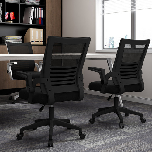 Silla De Oficina Ergonómica Con Reposabrazos Ajustables X2