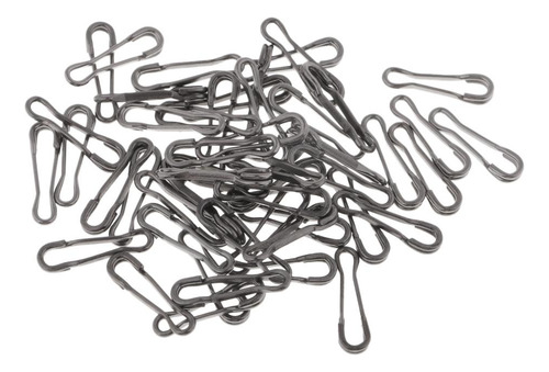 10 X 50x Swivels Cebos Señuelos Clip Enlace Pesca Gran 20mm