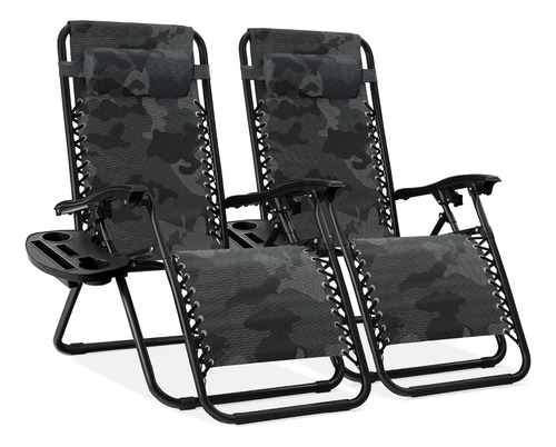 Reposeras Silla De Gravedad 0 Plegable Reclinable Camuflado