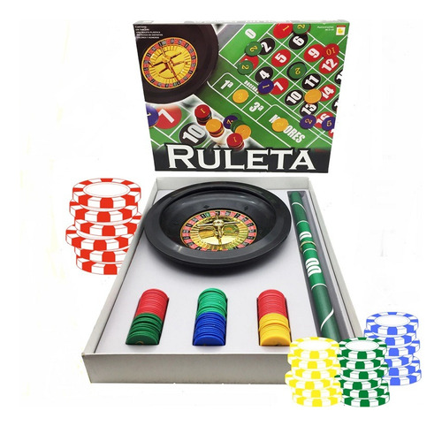Ruleta Grande Juego De Mesa Original Tablero Fichas Casino Calidad Premium