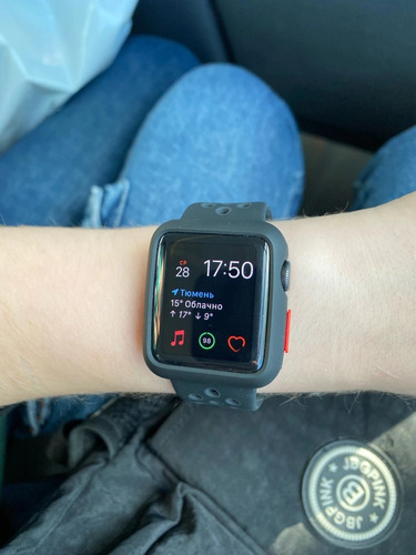 Case Funda Premium De Silicona Compatible Con Apple Watch