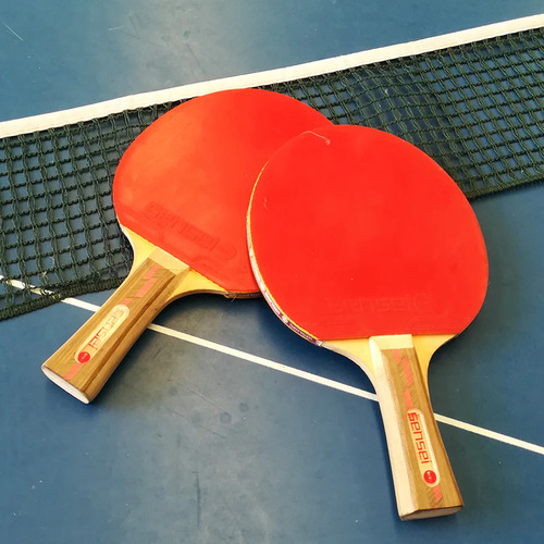 Imagen 4 de 4 de Paleta de ping pong Sensei 4 Star negra y roja