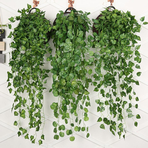 Enredadera Artificial De Hojas Vines De Hierba Colgante