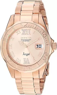 Reloj Mujer Invicta Angel Acero Inox. 37 Mm Wr 100m 14398