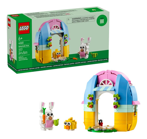 Juguete Lego Spring Garden House 40682 Con Conejo Y Pollito