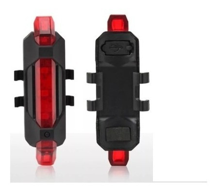 Luz Bicicleta Stop Rojo Recargable Usb 4 Modos Impermeable