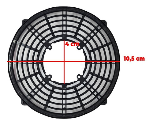 Suporte Grade Micro Ventilador Evaporador Elgin Fxb+ Proteto