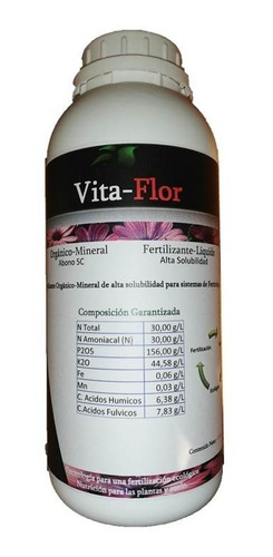 Fertilizante Orgánico Para Floración - 500 Cc