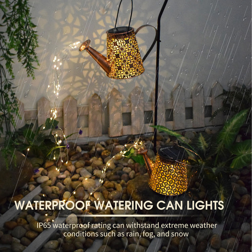 Luces Led Solares Para Regaderas: Decoración De Caminos De J