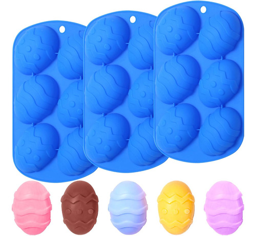 Eduee Pascua Moldes De Silicona Huevo Moldes De...
