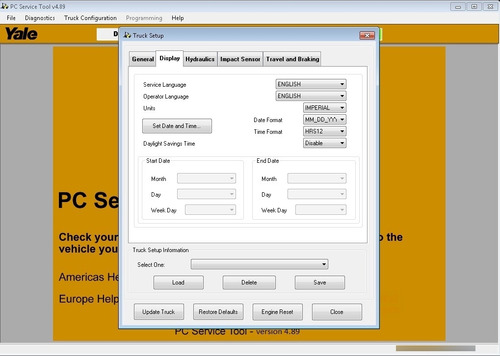Software Diagnóstico Para Empilhadeira Yale E Hyster 5.1