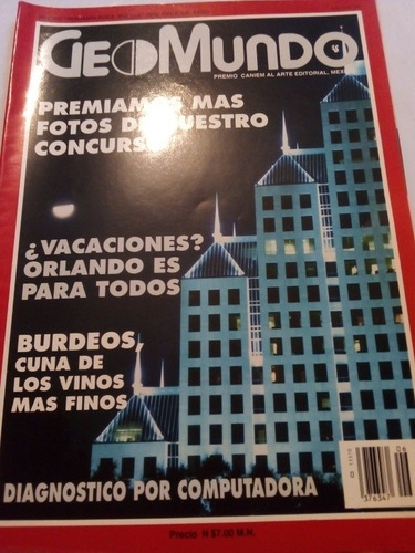 Revista Geomundo Junio De 1993 Orlando Disney World