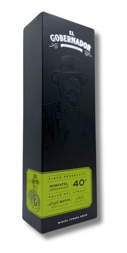 Imagen 3 de 5 de Pisco El Gobernador Reserva 40° Miguel Torres
