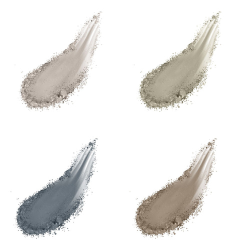 Paleta Sombras Clarins 4 Color Eyeshadow Palette 05 Jade Gra Gris