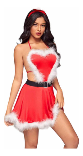 Disfraz Navidad Mujer / Sexy / Corazón Parte Delantera