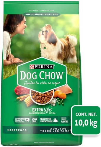 Croquetas Purina Dog Chow Adulto 10kg Extra Life
