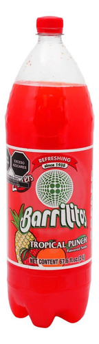 4 Pack Refresco Ponche Barrilitos 2 L