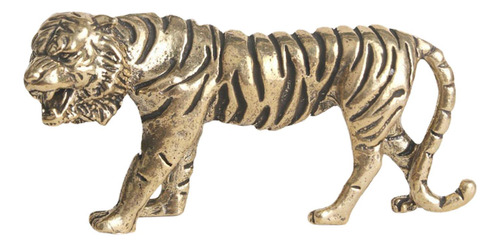 Estatuilla De Tigre De Cobre Esculturas De Tigre Vintage