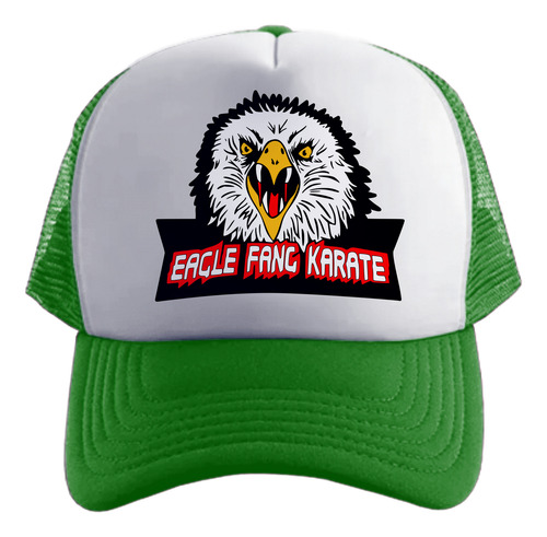 Cobra Kai Karate Kid Eagle Fang Karate Gorra Friki Tu Eres Verde Talle Único Regulable Cobra Kai Karate Kid Eagle Fang Karate