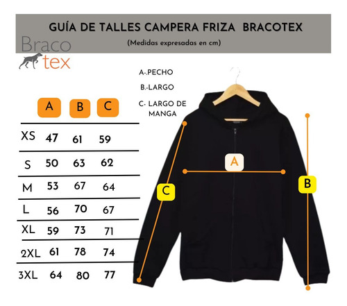 Campera Canguro Unisex Bracotex Frisada Otoño-invierno