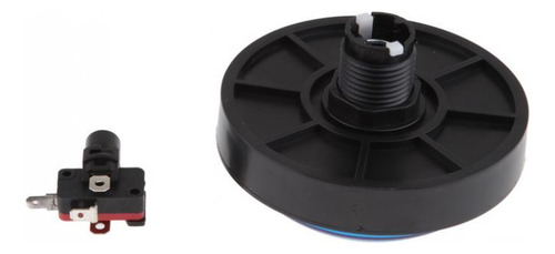 2 Domo Led , Botón De Automático Azul