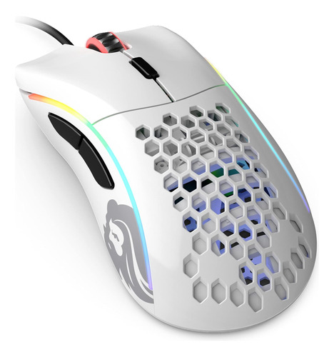 Ratón Glorious Pc Gaming Race Glo-ms-dm-gw Color Blanco